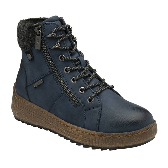 Lotus Lace Up Boots - Blue - ULB392/72 PENRITHE TEX